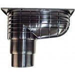 Likov Geiger s dolní výpustí suchý 125 x 110 mm černý – Sleviste.cz