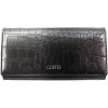 Peněženka Conti Dámská kožená lakovaná peněženka černá