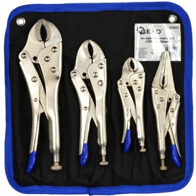 Geko Samosvorné kleště 125mm-250mm 4ks G10221 – Zbozi.Blesk.cz
