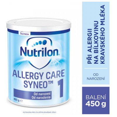 NUTRILON 1 ALLERGY CARE SYNEO POR PLV SOL 450G – Hledejceny.cz