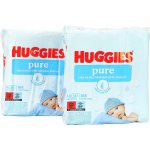 Huggies Pure Vlhčené ubrousky 2 x 168 ks – Hledejceny.cz