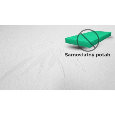Bedton potah na matraci Bamboo nepodšitý 280g/m² 80x200x14 – Zbozi.Blesk.cz