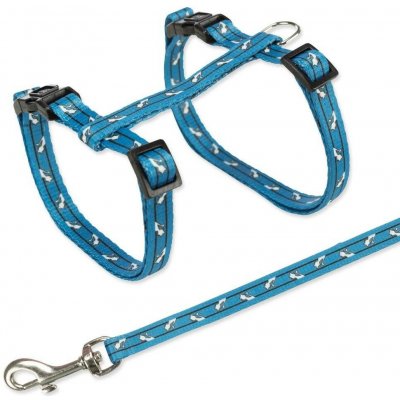 Trixie Postroj pro kočky s vodítkem vzor kočky 27 - 45 cm 10 mm 1.20 m – Sleviste.cz