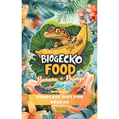 BioGecko Food Banán a papája 100 g – Zbozi.Blesk.cz
