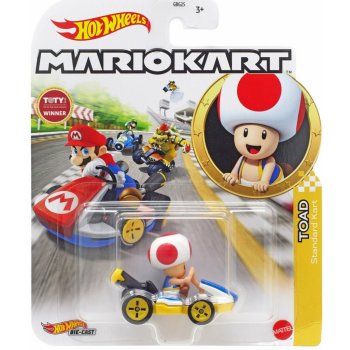 Mattel Hot Weels Mario Kart angličák Toad