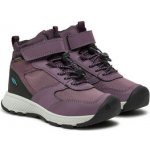 Keen Skua Mid Wp Children black plum/plum perfect – Zboží Dáma