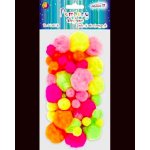 Bambulky akrylové POM-204 mix bal.50ks – Zboží Dáma