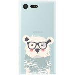 Pouzdro iSaprio Bear With Scarf - Sony Xperia X Compact – Hledejceny.cz