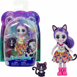 Mattel EnchanTimals se zvířátkem Cabery Cat a Pawla