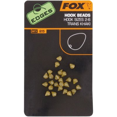 Fox zarážky edges hook bead 2-6 khaki – Zboží Mobilmania