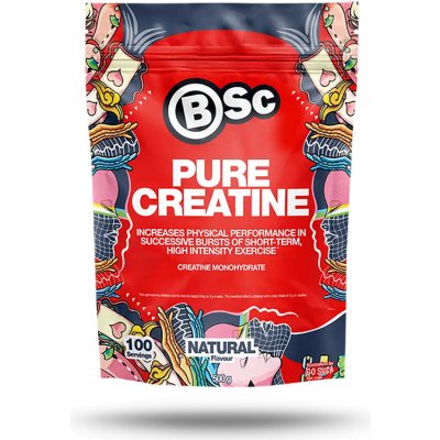 BSC Nutrition Pure Creatine Monohydrate 500 g – Zbozi.Blesk.cz