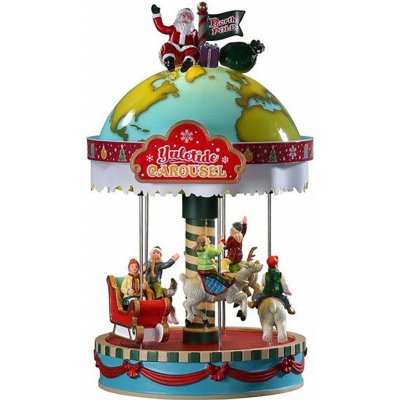 Lemax Vánoční dekorace Yuletide Carousel pr. 16 x 28 cm – Hledejceny.cz