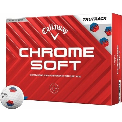 Callaway Chrome Soft TruTrack bílé 12 ks – Zboží Mobilmania