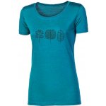 Progress VINKA TREES dámské merino triko vínový melír – Hledejceny.cz