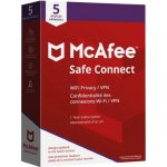 McAfee Safe Connect VPN 5 lic. 1 rok (MSCVPN-1-5) – Zboží Živě