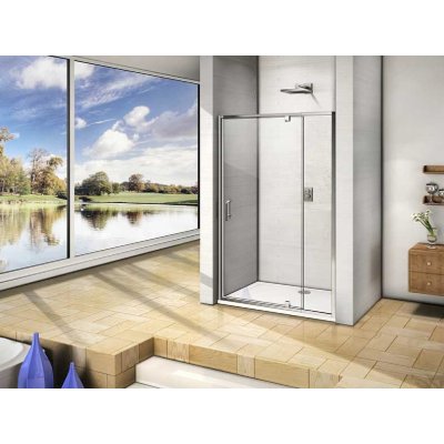 H K Sprchové dveře do niky Vario 100 rozměr 86-100 x 190cm čiré sklo – Zboží Mobilmania