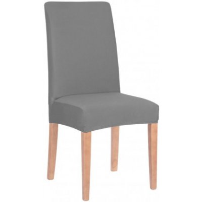 Potah na židli elastický, tmavě šedý SPRINGOS SPANDEX – Zboží Mobilmania