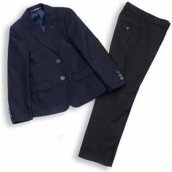 LiLuS chlapecký společenský oblek luxusní modro-černý