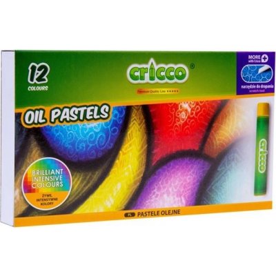 Cricco olejové pastely 12 ks – Zboží Dáma