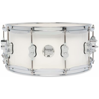 PDP 14" x 6,5" Concept Maple Pearlescent White Lacquer – Sleviste.cz