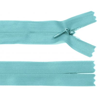 Spirálový zip no.3 skrytý nerozepínací 22cm - více barev color: 587 oceánská modrá – Hledejceny.cz
