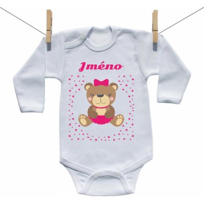 Boodyy Body s dlouhým rukávem s medvídkem pro holčičku – Zboží Dáma