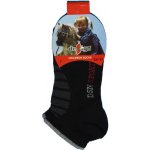 Design Socks chlapecké kotníkové ponožky jednobarevné černá barva – Zboží Mobilmania