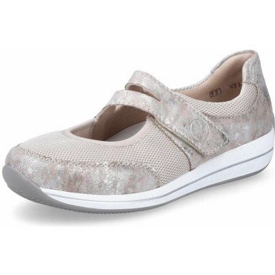 Rieker dámské baleríny N1161-90 béžová – Zboží Mobilmania