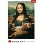 Trefl Mona Lisa s kočkou 500 dílků – Zboží Dáma