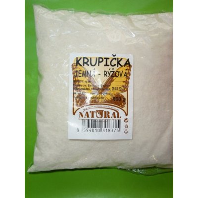 Natural Krupička rýžová jemná 500 g – Hledejceny.cz