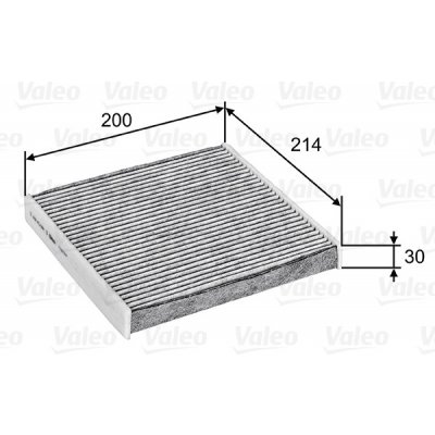 715747 VALEO Filtr, vzduch v interiéru – Hledejceny.cz