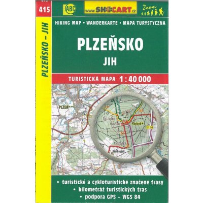 Plzeňsko jih mapa 1:40 000 č. 415 – Hledejceny.cz