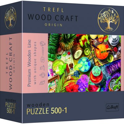 TREFL Wood Craft Origin Barevné koktejly 501 dílků – Zboží Mobilmania