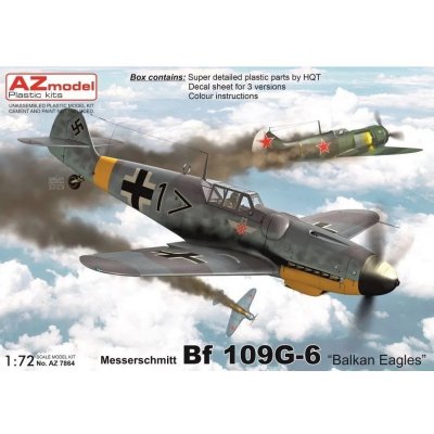 Eagle AZ model Messerschmitt Bf 109G-6 Balkan s 3x camo 7864 1:72