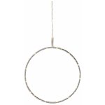 Sirius Závěsná dekorace Liva Circle ø20cm | stříbrná – Hledejceny.cz