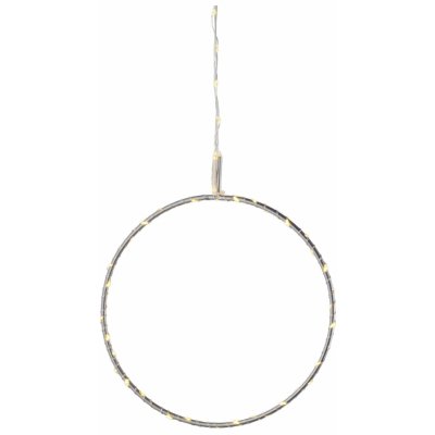 Sirius Závěsná dekorace Liva Circle ø20cm | stříbrná – Hledejceny.cz