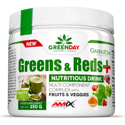 GreenDay Amix Greens & Reds 250 g Fruity