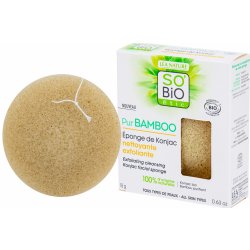 SO’BIO étic Pur BAMBOO Houbička konjac s bambusem exfoliační čištění pleti 18 g