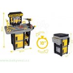 Smoby pracovní dílna skládací Stanley Open Bricolo Workbench s 37 doplňky – Sleviste.cz