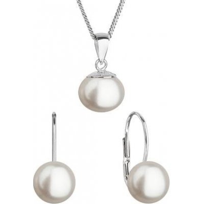 Evolution Group perlová souprava s bílou říčnou perlou 29081.1 – Zboží Mobilmania