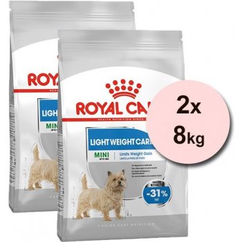 Royal Canin Mini Light Weight Care 2 x 8 kg