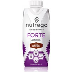 NUTREGO FORTE S PŘÍCHUTÍ ČOKOLÁDA POR SOL 12X330ML