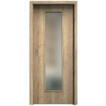 Sapeli Elegant Komfort M55 posuvné dub halifax 90 x 210 cm Satináto bílé – Hledejceny.cz