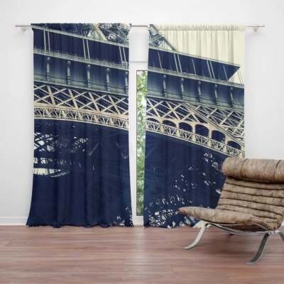 Sablio Závěs Eiffel Tower: 2ks 140x250cm – Hledejceny.cz