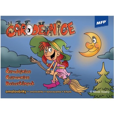 MFP Paper s.r.o. omalovánky Čarodějnice 5301185 – Zboží Mobilmania