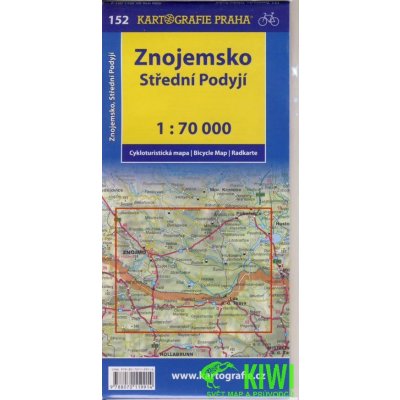 Znojemsko střední Podyjí cyklo KP č.152 1:70t