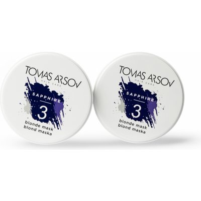 Tomas Arsov Sapphire blond maska double pack 2 x 100 ml – Zboží Mobilmania