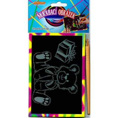 Vyškrabovací obrázky Duhové – Zboží Mobilmania