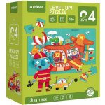 Mideer LEVEL UP! 04 Dopravní prostředky 3v1 54 70 a 88 dílků – Hledejceny.cz