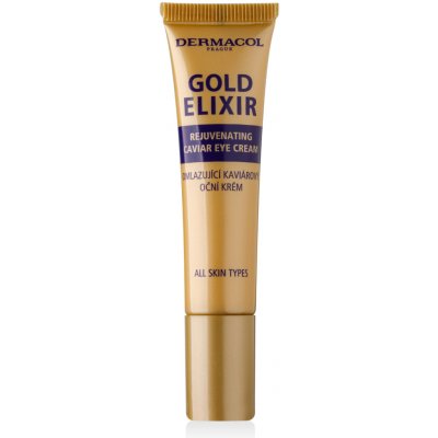 Dermacol Gold elixir oční krém 15 ml – Zboží Mobilmania
